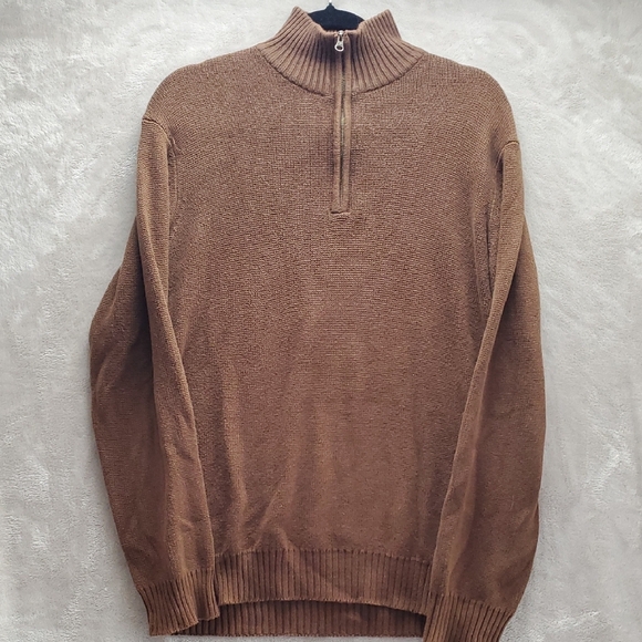 TIMBERLANDSMALLVTG 1/4 ZIP PULLOVER SWEATERMACHINE WASH SEE CARE TAG STR